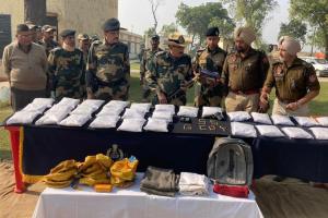 पंजाब: Police और BSF ने किया 31.02 KG हेरोइन बरामद, दो मादक पदार्थ तस्कर गिरफ्तार 