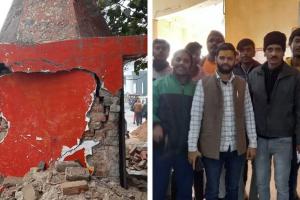Kanpur News : मंदिर निर्माण रूकवाने पर बजरंगियों ने किया हंगामा, महापौर प्रमिला पांडेय मौके पर पहुंची