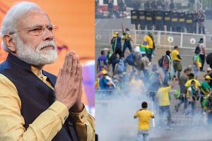ब्राजील में प्रदर्शन पर PM मोदी ने कहा- लोकतांत्रिक परंपराओं का सभी को सम्मान करना चाहिए 