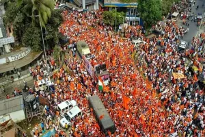 मुंबई: ‘लव जिहाद’ के खिलाफ दक्षिणपंथी संगठनों ने निकाला मार्च 