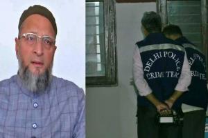 VIDEO : AIMIM प्रमुख असदुद्दीन ओवैसी ने लगाया अपने आवास पर पत्थरों से हमले का आरोप 