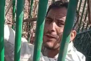 VIDEO : तेंदुआ पकड़ने के लिए लगाया पिंजरा, फंस गया मुर्गा चोर