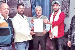 काशीपुरः ABVP ने ज्ञापन सौंपने के बाद दी चेतावनी, मांगे पूरी न होने तक जारी रहेगी भूख हड़ताल