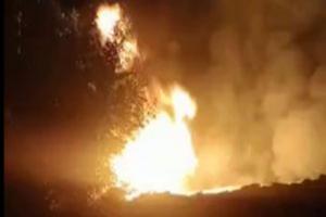 कुशीनगर: झोपड़ी में लगी आग, एक जिंदा जला
