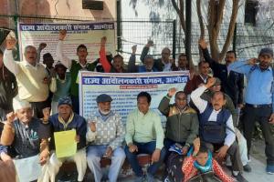 अल्मोड़ा: राज्य आंदोलनकारियों ने अल्मोड़ा में निकाली रथयात्रा 