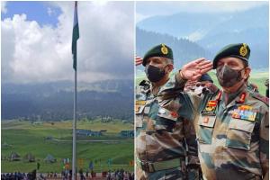 जम्मू-कश्मीर के डोडा में सेना ने 100 फुट की ऊंचाई पर राष्ट्रीय ध्वज फहराया 