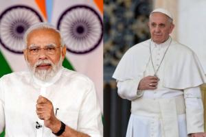 प्रधानमंत्री नरेंद्र मोदी ने की ईसाई धर्म गुरु पोप फ्रांसिस के जल्द स्वस्थ होने की कामना 