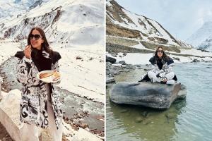 Sara Ali Khan Photos : बर्फीली वादियों में एन्जॉय करती दिखीं सारा अली खान, क्या आपने तस्वीरें देखीं?