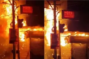 हल्द्वानी: सिन्धी चौराहा स्थित पान भंडार की दुकान में लगी भीषण आग 
