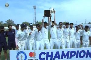 Video : शेष भारत ने जीता Irani Cup, मध्य प्रदेश को 238 रनों से हराया...बने ये रिकॉर्ड 