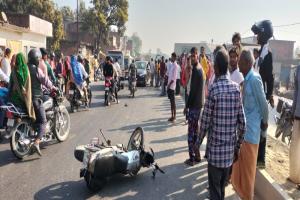 अयोध्या: तेज रफ्तार वाहन की चपेट में आकर एक की मौत, दो घायल 