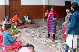 हल्द्वानीः शहर में पहली बार हो रहा महिलाओं की रामलीला का आयोजन