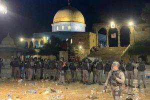 Video : गाजा के उग्रवादियों ने अल-अक्सा मस्जिद में तनाव के बाद इजराइल की ओर दागे गोले 