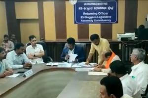 बसवराज बोम्मई ने कर्नाटक की शिगगांव विधानसभा सीट से नामांकन दाखिल किया 