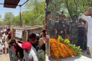 शहीद सेवक सिंह की राजकीय सम्मान से अंत्येष्टि 