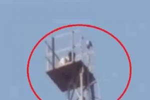 महराजगंज: मानदेय कटने से नाराज रोडवेज कर्मी टावर पर चढ़कर किया हंगामा, देखें Video