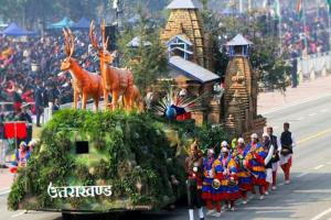 Uttarakhand News: गणतंत्र दिवस की परेड में पहला स्थान पाने वाली मानसखंड पर आधारित झांकी पहुंची रुद्रपुर