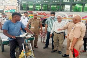 मुरादाबाद: जुगाड़ वाहन व अवैध ई-रिक्शा के खिलाफ कार्रवाई, यातायात पुलिस ने चलाया अभियान