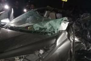 Haridwar News : ट्रक में जा घुसी कार, एक की मौत, तीन की हालत गंभीर