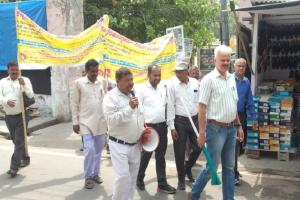 मुरादाबाद : डेंगू की रोकथाम के लिए निकाली रैली, लोगों को किया जागरूक
