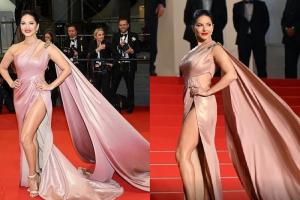 'Cannes Film Festival 2023': रेड कार्पेट  पर  Sunny Leone ने दिखाईं  अदाएं, एक्ट्रेस की ड्रेस ने खींचा ध्यान