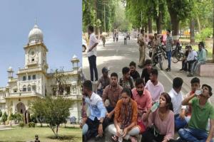 लखनऊ विश्वविद्यालय: छात्रावासों में आ रहे गंदे पानी को लेकर छात्र-छात्राओं ने क‍िया विरोध प्रदर्शन
