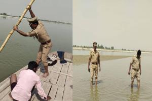 हरदोई: गंगा स्नान करने गया युवक नदी में डूबा, पुलिस गोताखोरों की मदद से कर रही तलाश
