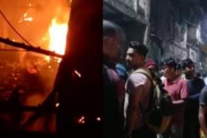 कोलकाता: बोराल स्ट्रीट फैक्ट्री में आग, तीन दमकल वाहनों ने पाया काबू