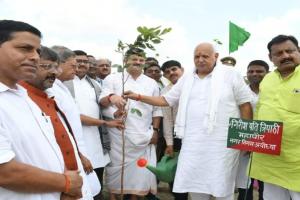 पौधरोपण अभियान : कृषि मंत्री ने अयोध्या में की शुरुआत, जनपद में रोपे गए 34.38 लाख पौधे