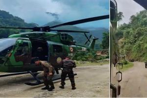 शिमला: चंद्रताल से पर्यटकों को निकालने गया हेलीकॉप्टर खराब मौसम के कारण वापस लौटा 
