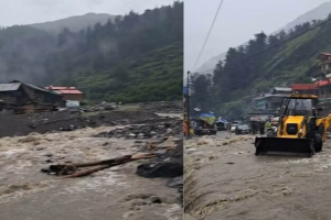 Uttarakhand Weather: मलबा आने से गंगोत्री-यमुनोत्री धाम मार्ग हुआ बाधित, मलबे की चपेट में आए 3 वाहन 