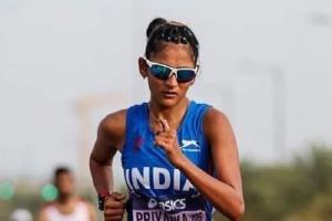 Asian Athletics Championships : प्रियंका ने 20 किमी पैदल चाल में रजत और विकास ने कांस्य पदक जीता  