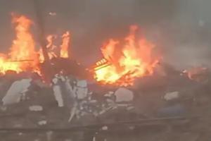 Saharanpur News: सहारनपुर में पटाखा फैक्ट्री में आग लगने से मजदूर की मौत
