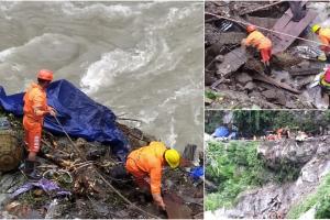 Gaurikund Landslide: दो लोगों के शव बरामद, 16 का चल रहा सर्च अभियान 