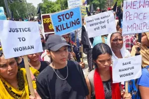 पंजाब : ईसाई और दलित संगठनों ने किया मणिपुर हिंसा के विरोध में प्रदर्शन