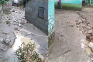 हल्द्वानी: ओखलढूंगा में बादल फटा... लोगों के घरों में घुसा मलबा, 50 परिवार प्रभावित