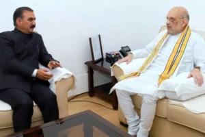 हिमाचल के मुख्यमंत्री ने की शाह से मुलाकात, 2,000 करोड़ रुपये की तत्काल सहायता मांगी