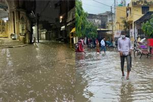 बरेली: मंगलवार से शुरू हुई झमाझम बारिश ने आज भी सड़कों को किया जलमग्न