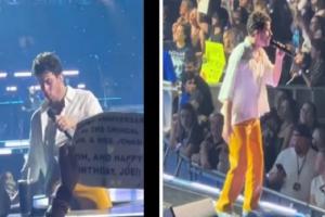 VIDEO : परफॉर्मेंस के दौरान स्टेज से गिरे प्रियंका के पति Nick Jonas, फैंस घबराए