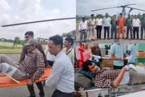 हिमाचल प्रदेश: वायुसेना ने पांच को किया एयरलिफ्ट, खाई में फंसे व्यक्ति का सफल रेस्क्यू