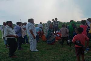 हमीरपुर: आकाशीय बिजली गिरने से महिला की मौत, दूसरी गंभीर