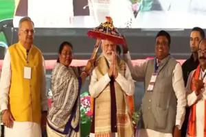 PM मोदी रायगढ़ पहुंचे, उपमुख्यमंत्री सिंहदेव और भाजपा नेताओं ने किया स्वागत 