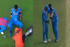 IND Vs BAN World Cup 2023 : हार्द‍िक पांड्या बॉलिंग करते हुए घायल, व‍िराट कोहली ने की गेंदबाजी