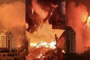 Israel Hamas War : इजराइल ने गाजा पर हवाई और जमीनी हमले किए तेज, बाहरी दुनिया से Gaza का संपर्क टूटा....इंटरनेट-बिजली ठप