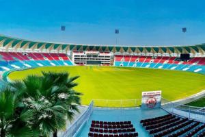 विश्व कप क्रिकेट 2023: कमिश्नर व डीएम ने इकाना स्टेडियम में परखी व्यवस्था, 12 अक्टूबर से 3 नवंबर तक होंगे मैच