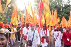 लखनऊ: विजयदशमी पर निकली श्रीराम शुभकामना पद यात्रा, 30 अक्टूबर को श्रद्धालु पहुंचेंगे अयोध्या