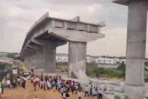 गुजरात के पालनपुर में निर्माणाधीन पुल गिरा, कांग्रेस बोली- भ्रष्टाचार का हो रहा विकास
