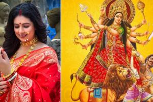 मुरादाबाद : अब बंगाल में दुर्गा पूजा की धुनुची नृत्य में जुटीं हसीन जहां