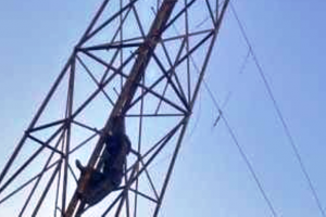 हल्द्वानी: मानसिक दिव्यांग महिला को न मिली 'खैनी' तो चढ़ गई बिजली के टॉवर पर
