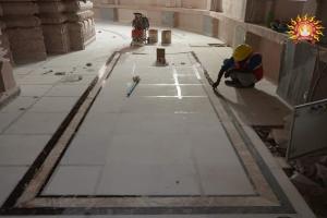 अयोध्या: प्राण-प्रतिष्ठा समारोह की तैयारियों के बीच ट्रस्ट ने जारी की फर्श की तस्वीरें
